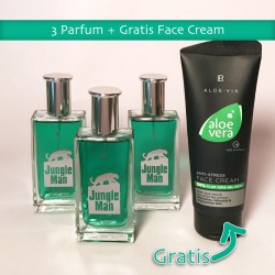 LR Jungle Man Parfum + Face Cream