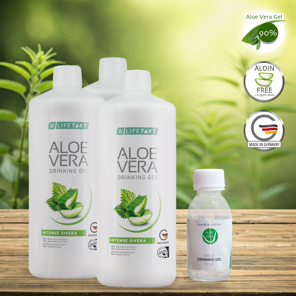 3er Aloe Vera Brennnessel Set