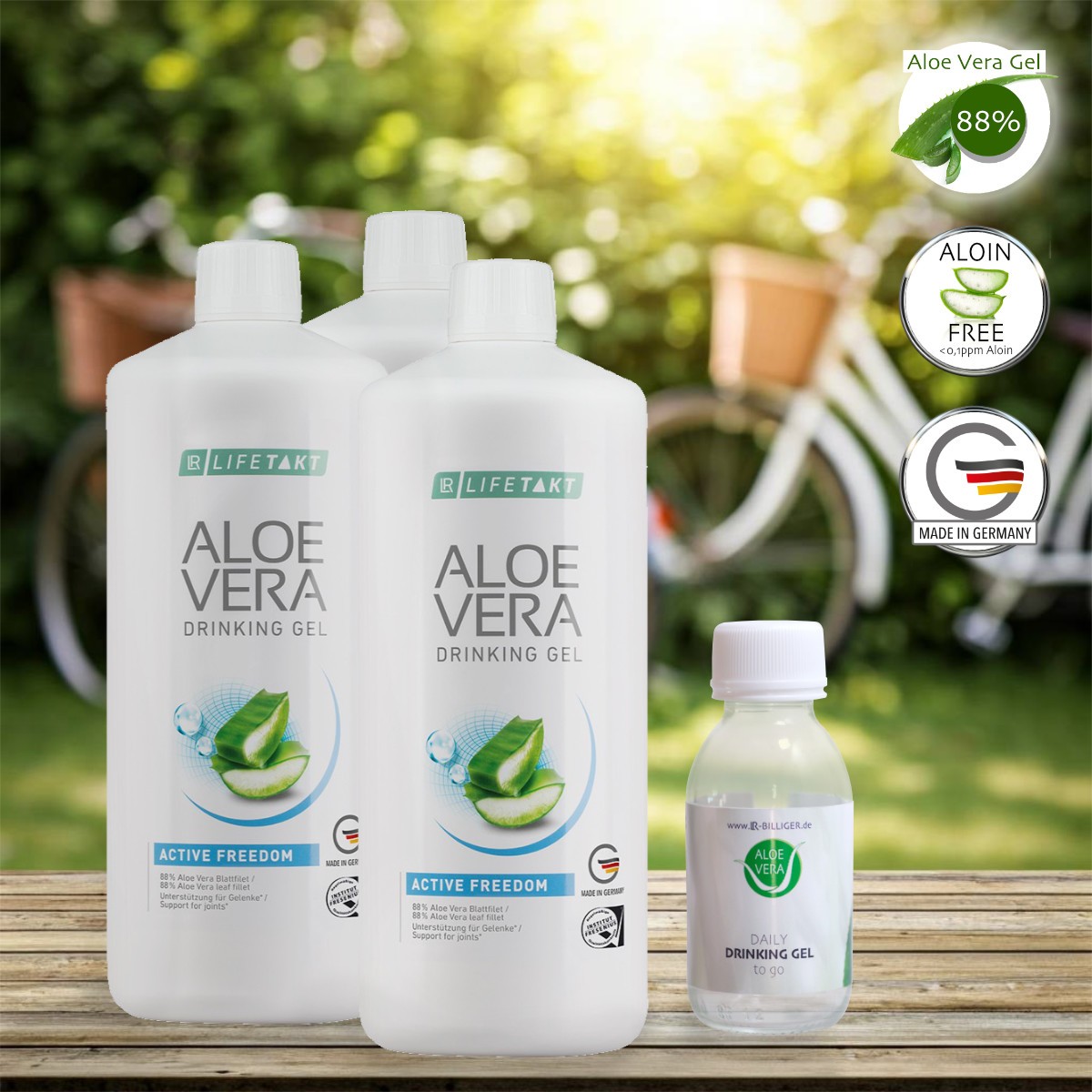Aloe Vera Freedom Set & Rationsflasche Aloe Vera Freedom Set & Rationsflasche