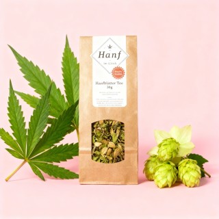 Tee mit Hanf und Hopfen
