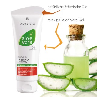 45%-ige Aloe Vera Thermo Lotion von LR mit natürlichen ätherischen Ölen