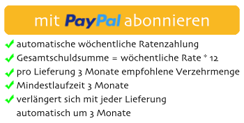 Produkt direkt via PayPal abonnieren